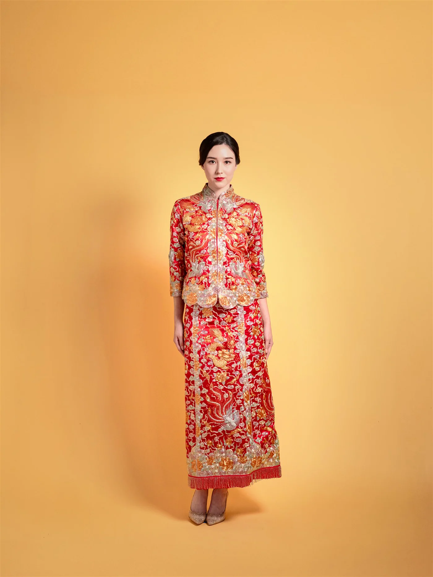 Chinese wedding dress styles — qun kwa